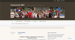 Desktop Screenshot of corporacionbyv.org